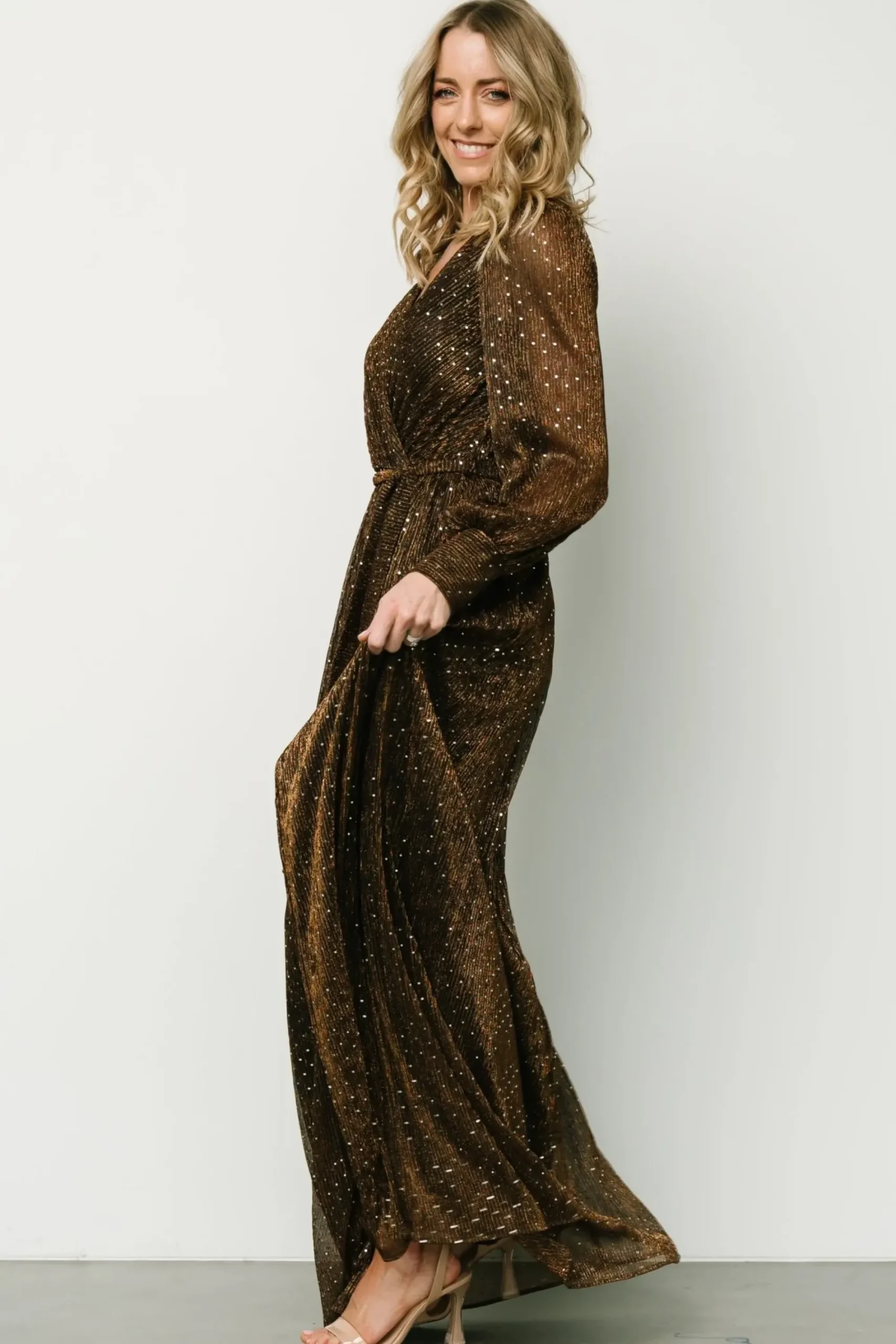 Best Baltic Born Abigail Sparkle Gown | Bronze