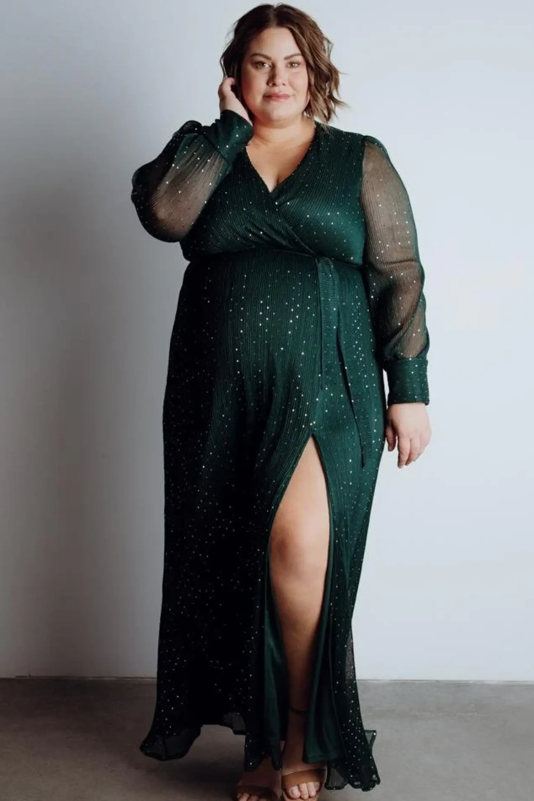 Outlet Baltic Born Abigail Sparkle Gown | Emerald