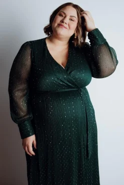 Outlet Baltic Born Abigail Sparkle Gown | Emerald