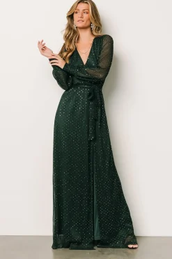 Outlet Baltic Born Abigail Sparkle Gown | Emerald