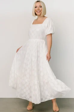 Best Baltic Born Alta Jacquard Maxi Dress | Off White