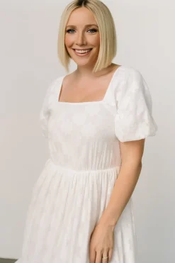 Best Baltic Born Alta Jacquard Maxi Dress | Off White