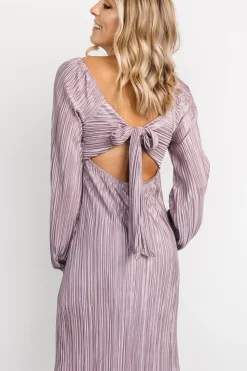 New Baltic Born Amani Pleated Midi Dress | Lilac