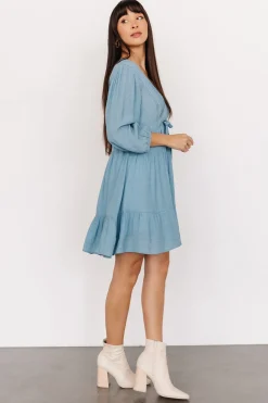 Online Baltic Born Amelia Boho Mini Dress | Blue