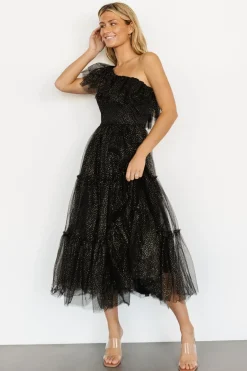 Sale Baltic Born Anessa Tulle Dress | Black + Gold