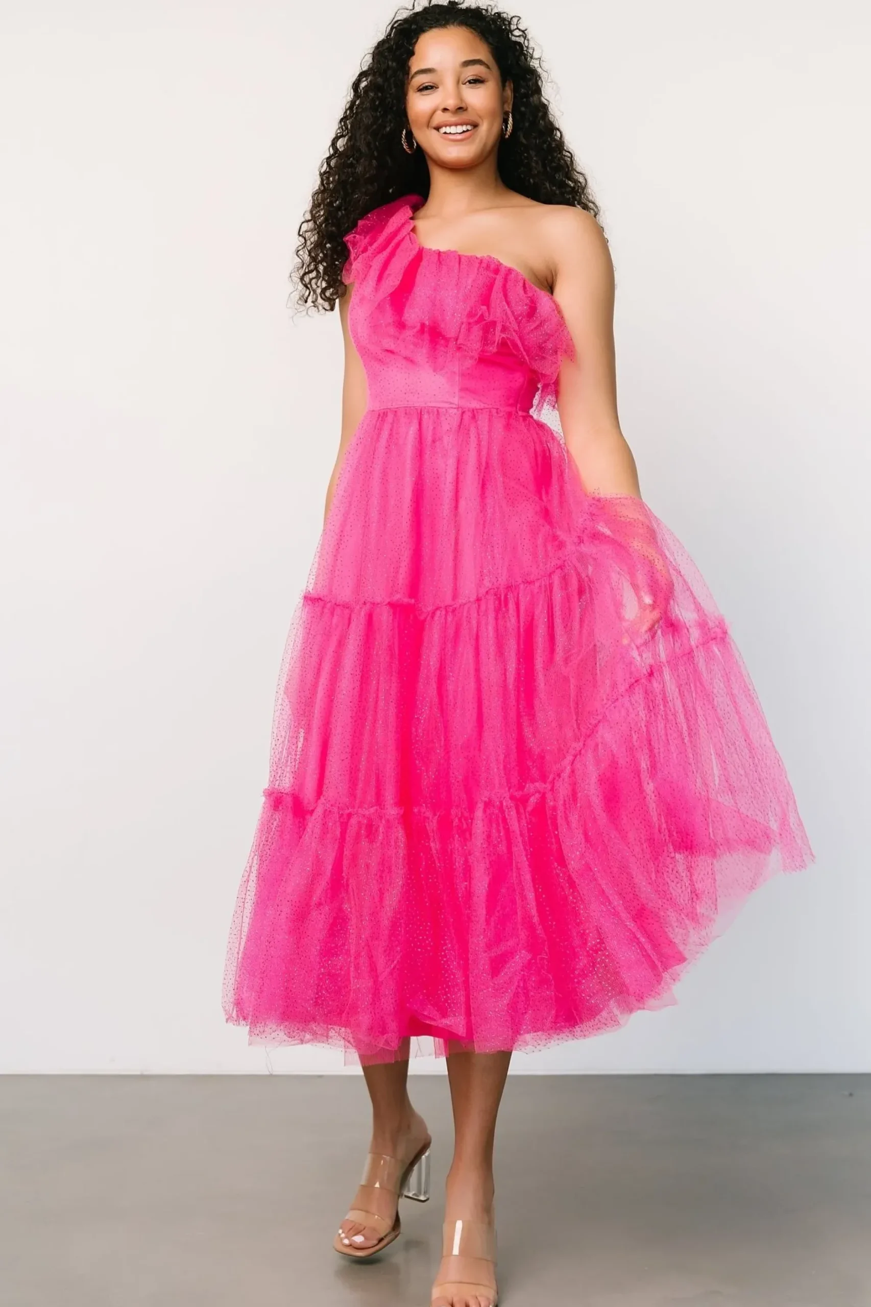 Best Baltic Born Anessa Tulle Dress | Fuchsia