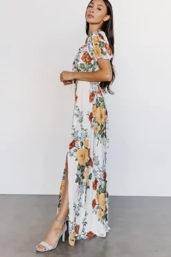 Discount Baltic Born Angela Maxi Dress | Off White Multi