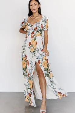 Discount Baltic Born Angela Maxi Dress | Off White Multi
