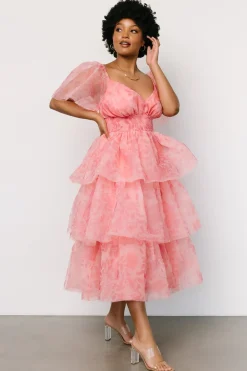 Best Baltic Born Antoinette Tulle Tiered Dress | Rose Floral