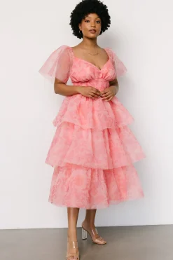 Best Baltic Born Antoinette Tulle Tiered Dress | Rose Floral