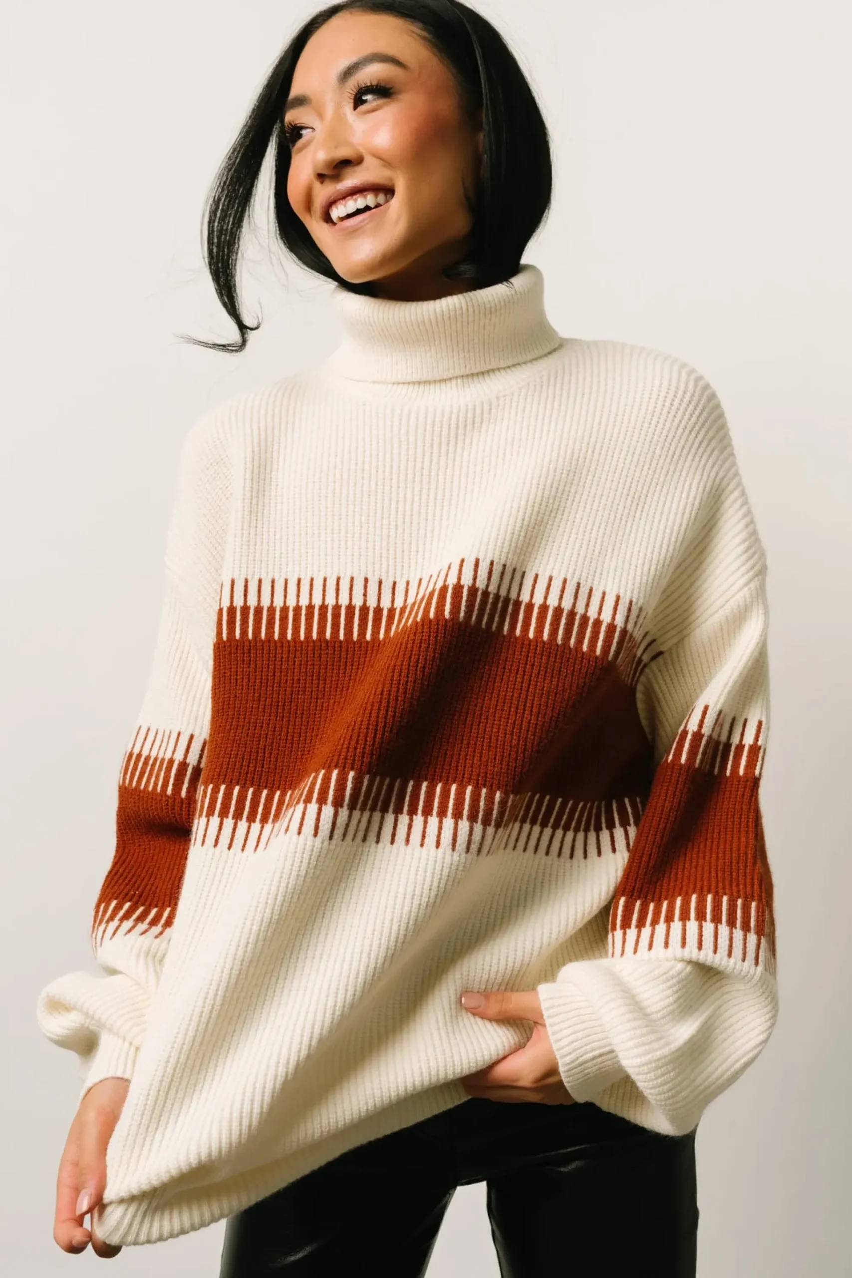 Outlet Baltic Born Antonov Turtle Neck Sweater | Cream + Spice