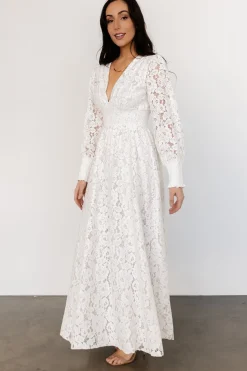 Fashion Baltic Born Aphrodite Lace Maxi Dress | Off White