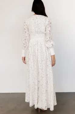 Fashion Baltic Born Aphrodite Lace Maxi Dress | Off White
