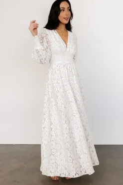 Fashion Baltic Born Aphrodite Lace Maxi Dress | Off White