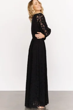 Sale Baltic Born Aphrodite Lace Maxi Dress | Black