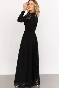 Sale Baltic Born Aphrodite Lace Maxi Dress | Black