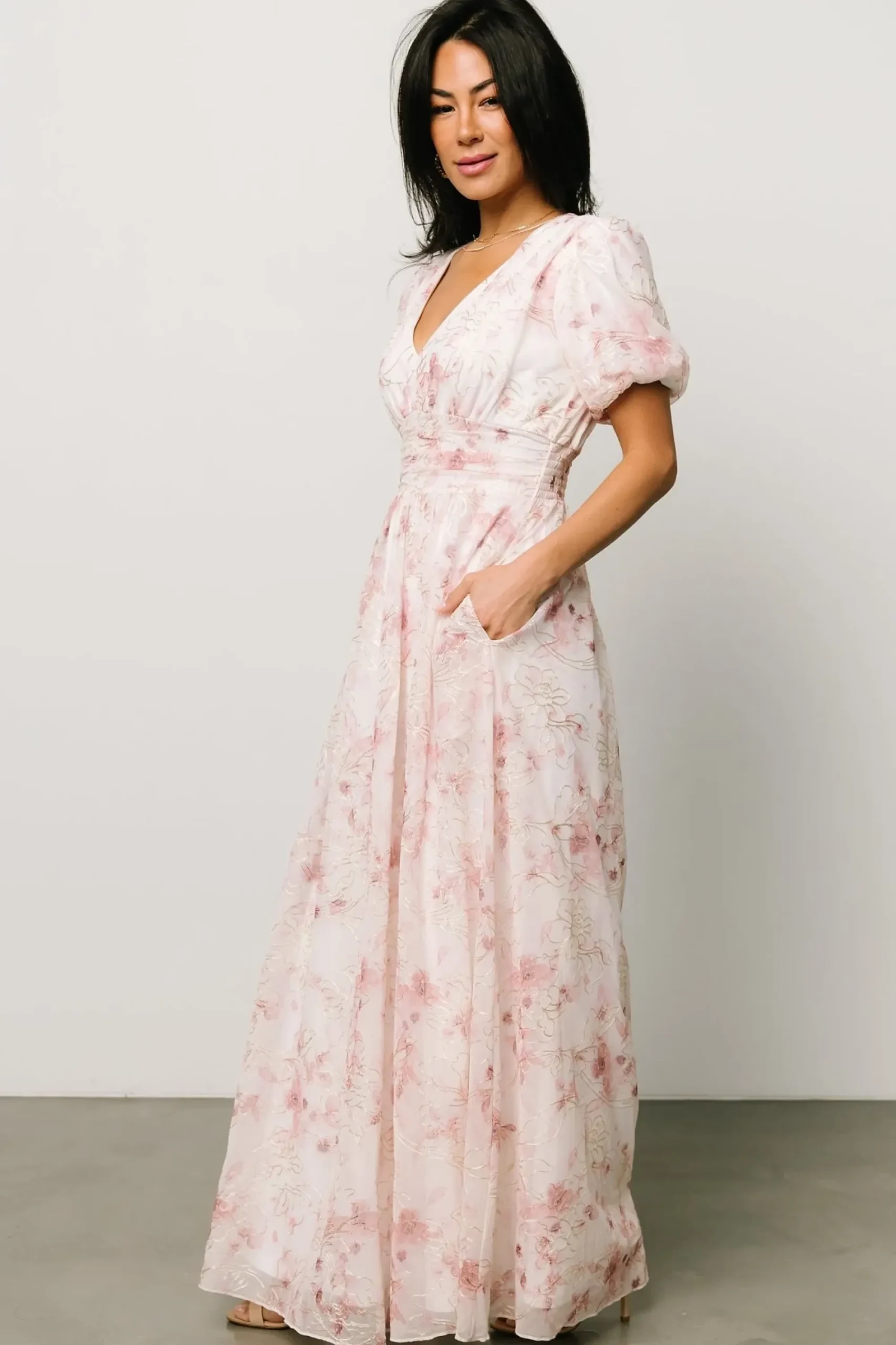 Fashion Baltic Born Ardley Maxi Dress | Mauve Floral