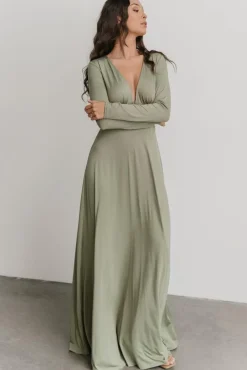Discount Baltic Born Arianna Maxi Dress | Dusty Sage