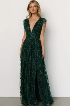 Outlet Baltic Born Arlene Shimmer Gown | Emerald