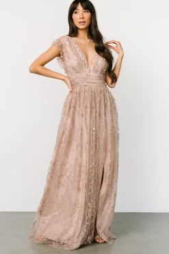 Discount Baltic Born Arlene Shimmer Gown | Nude Rose