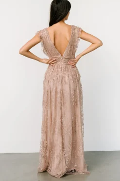 Discount Baltic Born Arlene Shimmer Gown | Nude Rose