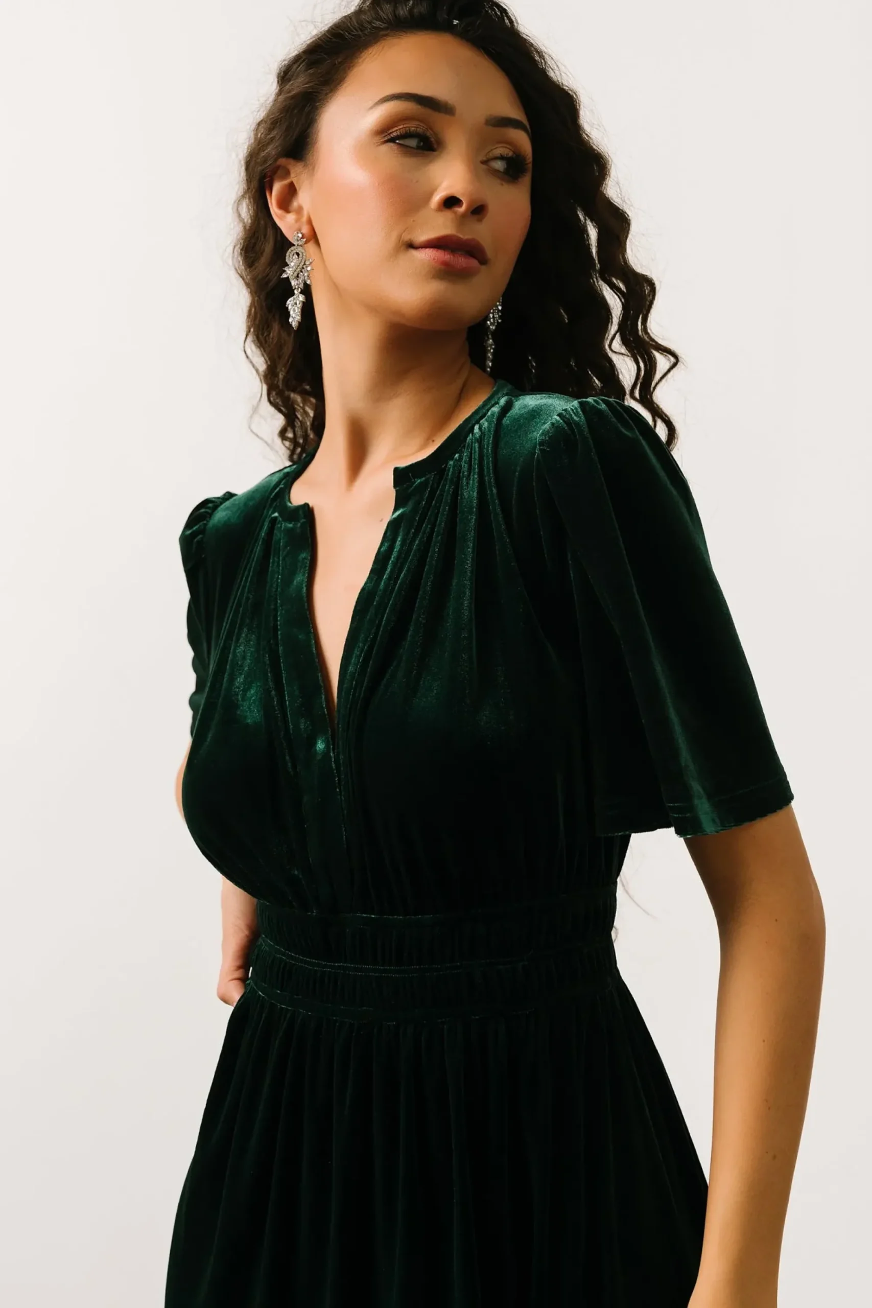 Fashion Baltic Born Artemis Velvet Maxi Dress | Emerald