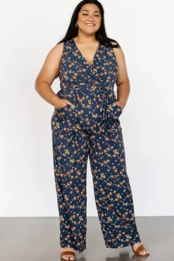 Hot Baltic Born Ashlyn Jumpsuit | Navy Floral