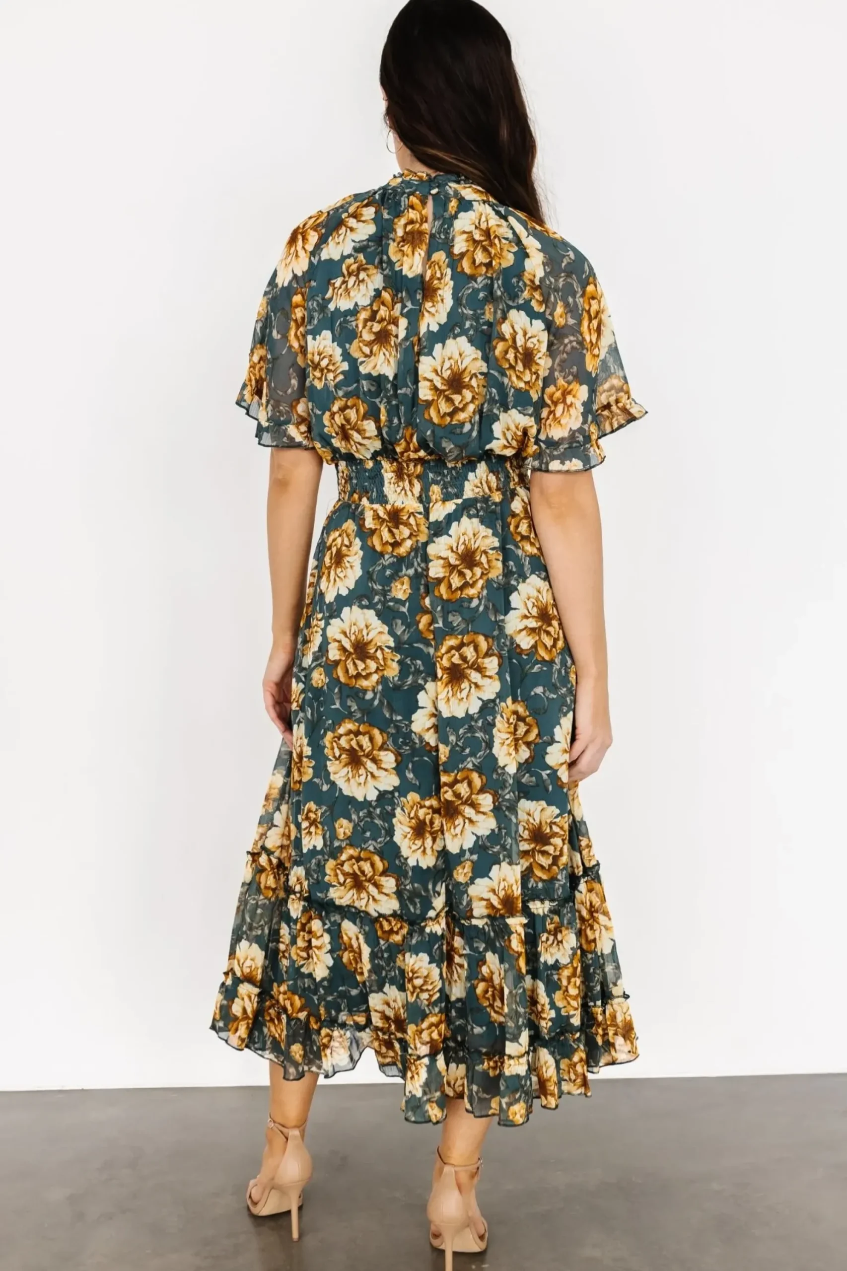 Best Baltic Born Ashton Maxi Dress | Topaz + Gold Floral