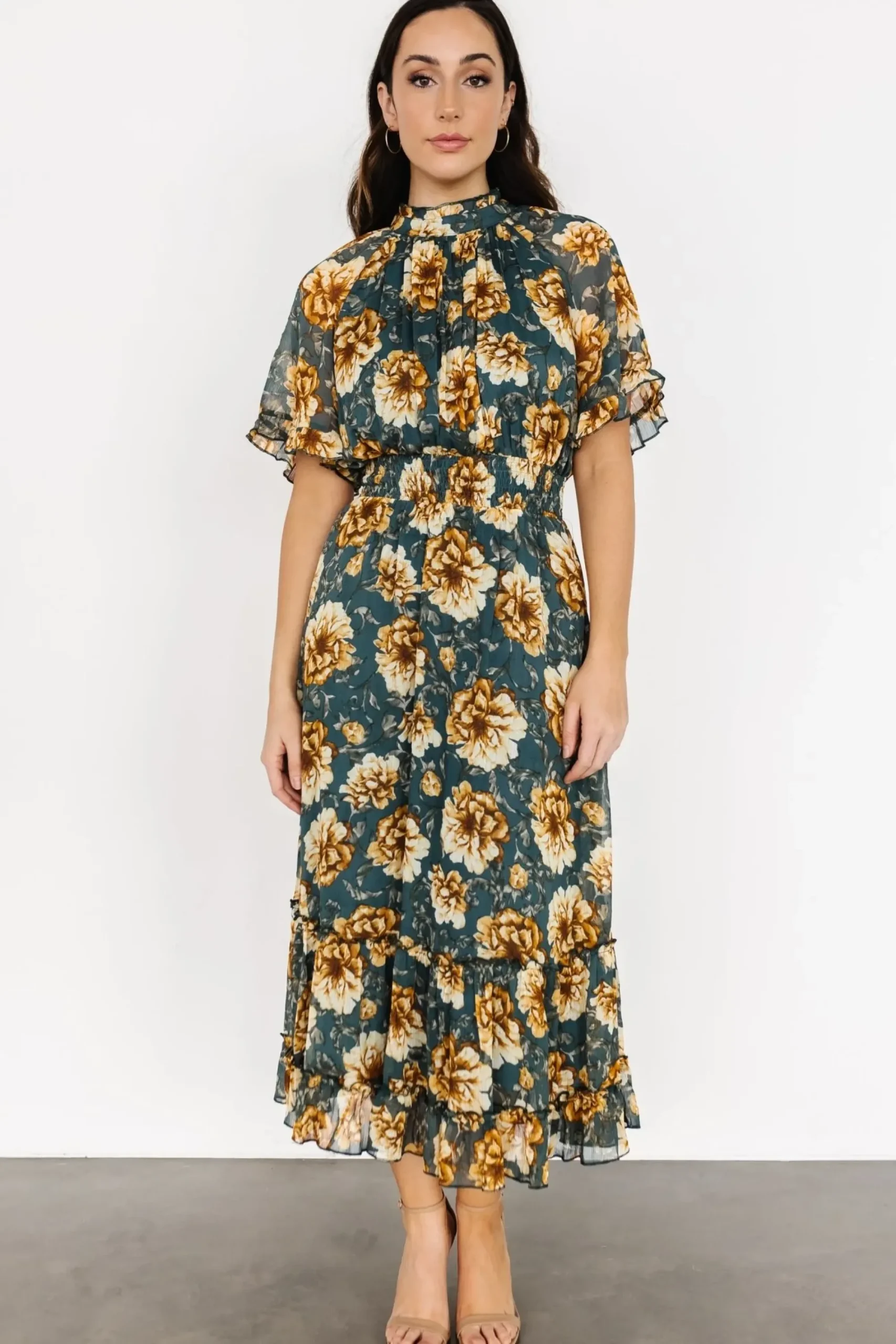 Best Baltic Born Ashton Maxi Dress | Topaz + Gold Floral