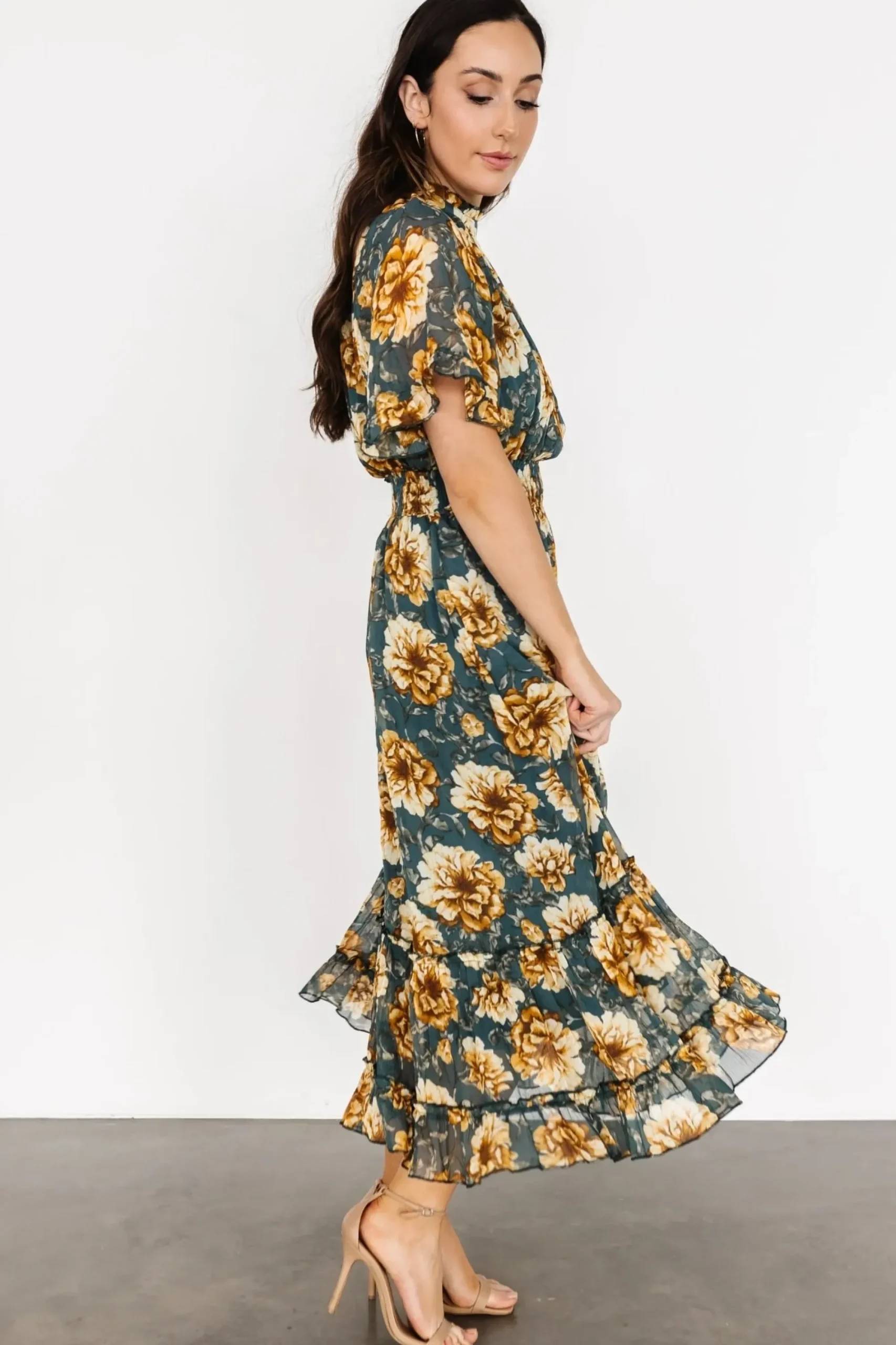 Best Baltic Born Ashton Maxi Dress | Topaz + Gold Floral