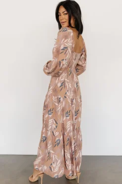 Best Baltic Born Barbara Maxi Dress | Dusty Mauve Print
