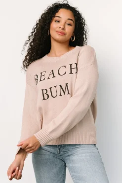 New Baltic Born Beach Bum Knit Sweater Top | Sand