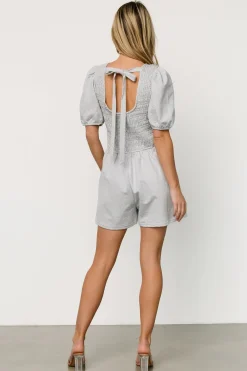 Discount Baltic Born Beaumont Romper | Heather Gray