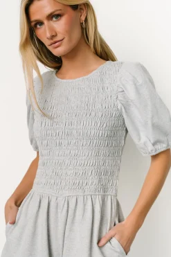 Discount Baltic Born Beaumont Romper | Heather Gray