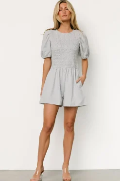 Discount Baltic Born Beaumont Romper | Heather Gray