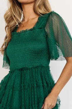 Discount Baltic Born Bexley Tulle Dress | Dark Green