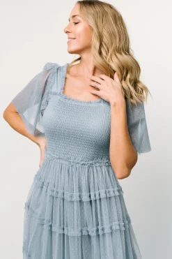 New Baltic Born Bexley Tulle Dress | Dusty Blue
