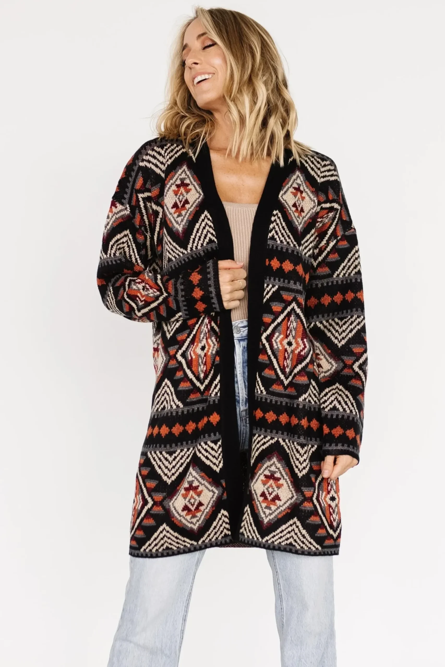 Fashion Baltic Born Billings Knit Cardigan | Black Multi