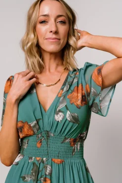 Hot Baltic Born Birdie Maxi Dress | Eucalyptus Floral