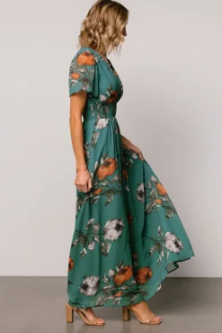 Hot Baltic Born Birdie Maxi Dress | Eucalyptus Floral