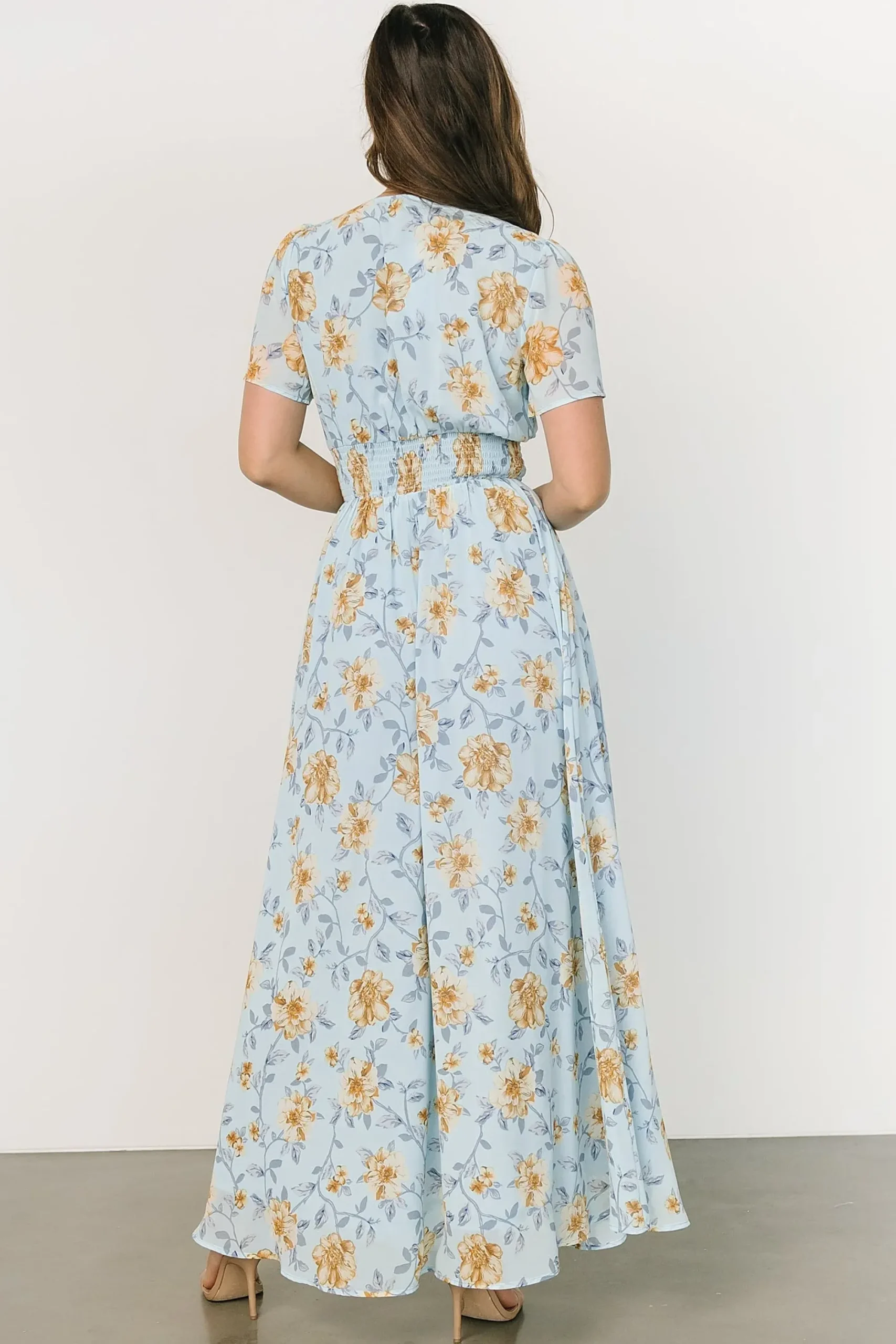 Best Baltic Born Birdie Maxi Dress | Light Blue Floral