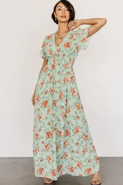 Outlet Baltic Born Birdie Maxi Dress | Sage Multi