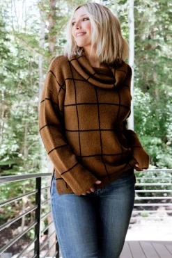 Fashion Baltic Born Birmingham Funnel Neck Sweater | Brown