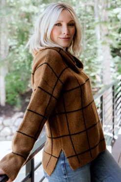 Fashion Baltic Born Birmingham Funnel Neck Sweater | Brown