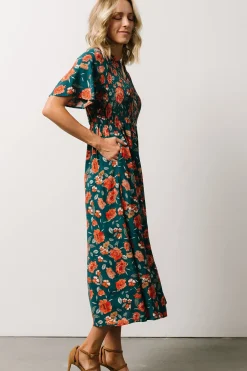 Clearance Baltic Born Botega Midi Dress | Jade Multi Floral