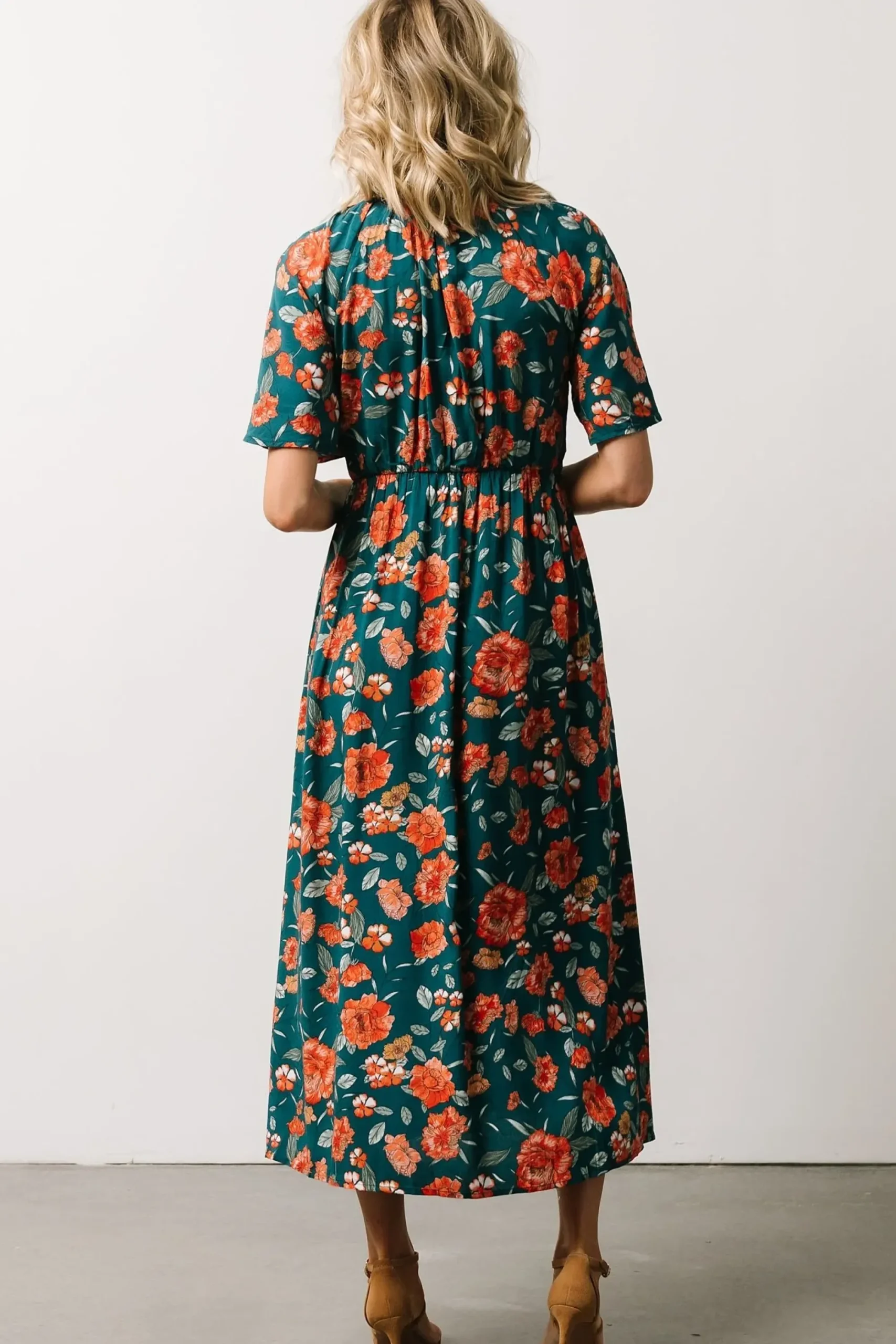Clearance Baltic Born Botega Midi Dress | Jade Multi Floral