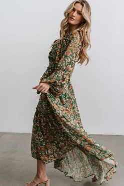 Clearance Baltic Born Bria Maxi Dress | Green Floral
