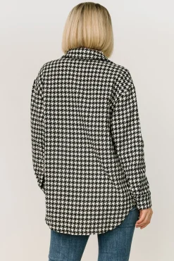 Online Baltic Born Bridger Houndstooth Jacket | Dark Navy + Ivory