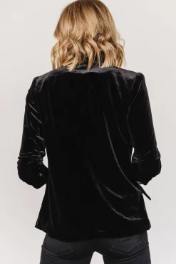 Fashion Baltic Born Brinton Velvet Blazer | Black