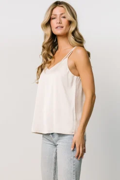 Online Baltic Born Britt Satin Tank Top | Cream